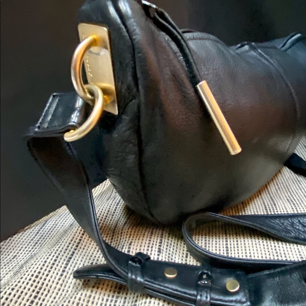Americana leather hobo crossbody